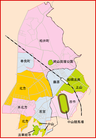 旧北部エリア地図